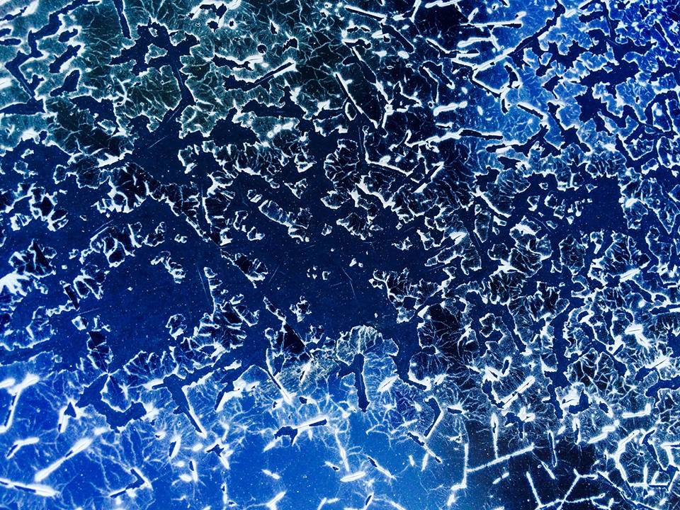 photo "Not Sea Ice" tags: abstract, macro and close-up, auto paint, crackling, worn