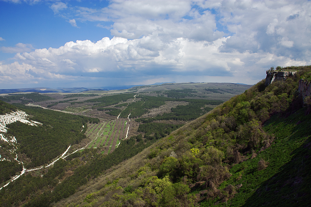 photo "From height Chufut-Kale" tags: landscape, travel, nature, Crimea, Бахчисарай, Чуфут-Кале