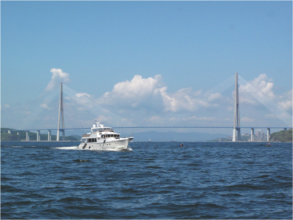 photo "***" tags: landscape, bridge, sea, summer, катера