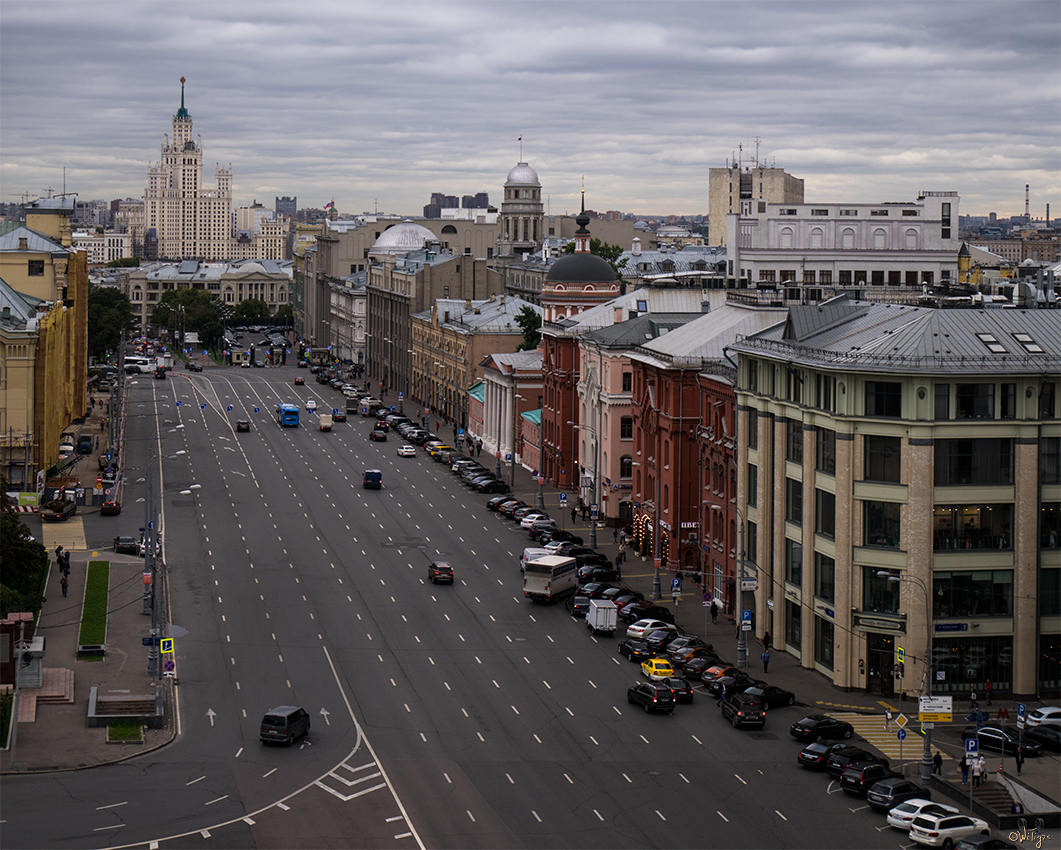 фото "Новая площадь" метки: пейзаж, архитектура, город, здание, облака, осень