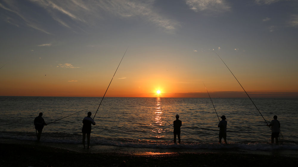photo "***" tags: genre, sea, sunset, рыбаки