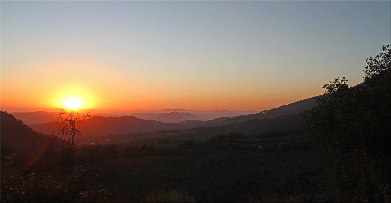 photo "San Diego Valley Sunset" tags: landscape, nature, travel, San Diego, USA, sunset, valley