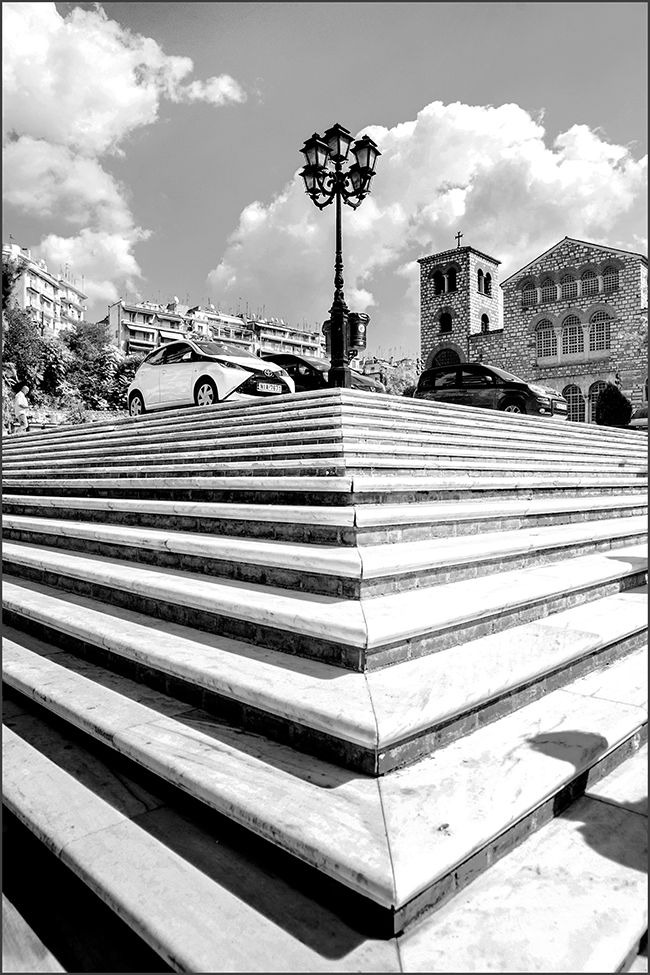 photo "Церковь "Святого Димитра" -Solun" tags: black&white, architecture, city, 
