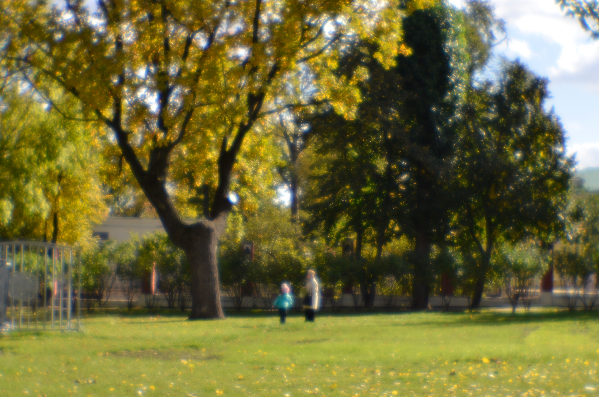 фото "Осень в саду "Эрмитаж"" метки: пейзаж, Москва, монокль, осень