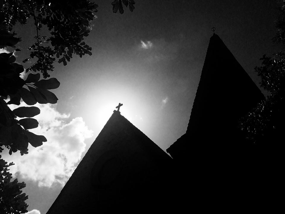 фото "***" метки: архитектура, черно-белые, Church, back light, building, silhouette