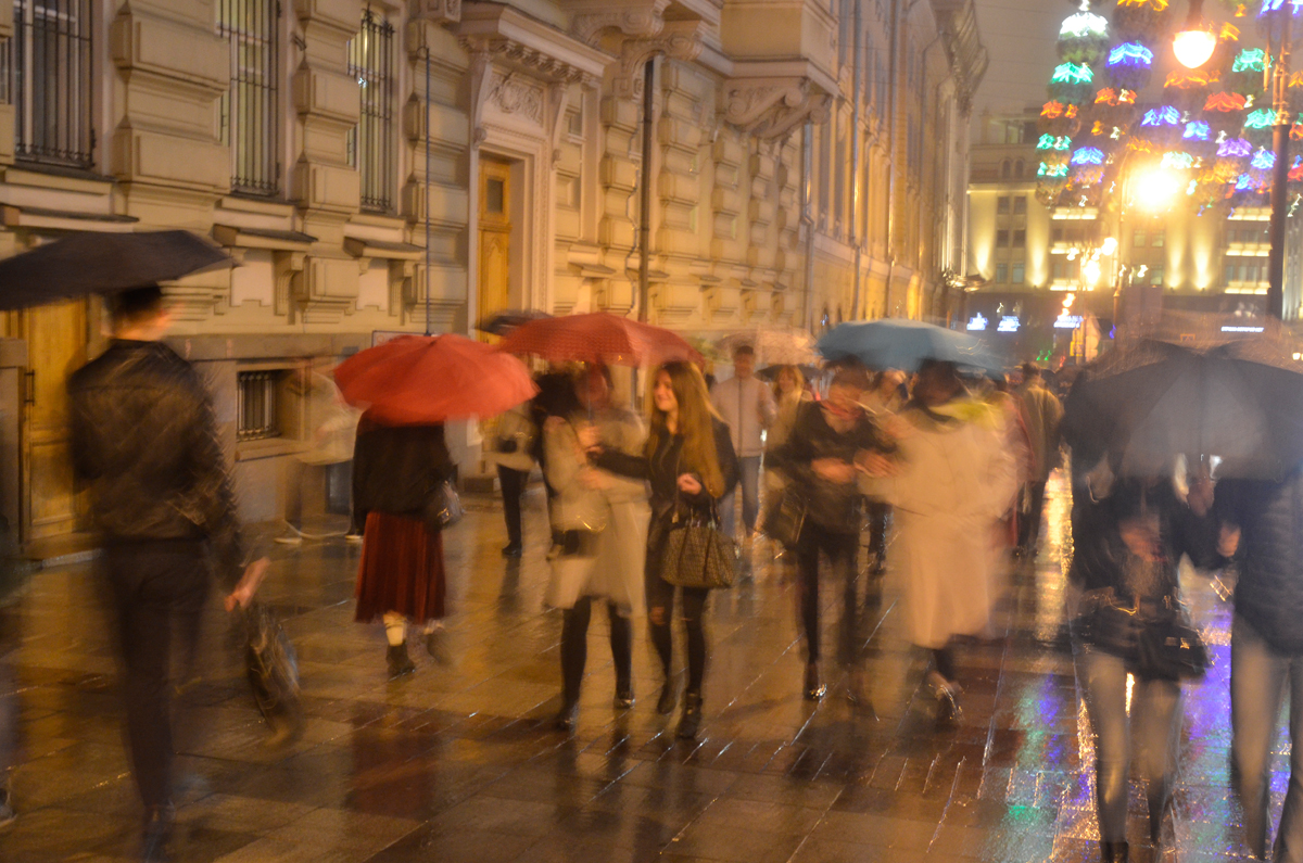 photo "***" tags: street, Moscow, evening, rain