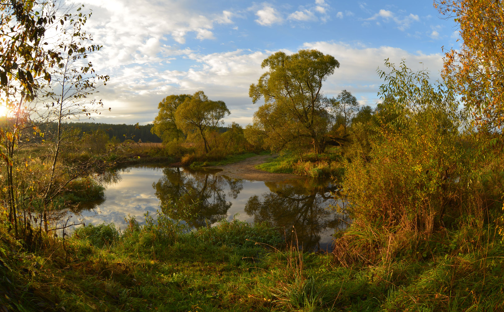 photo "***" tags: landscape, nature, autumn, morning, river, брод