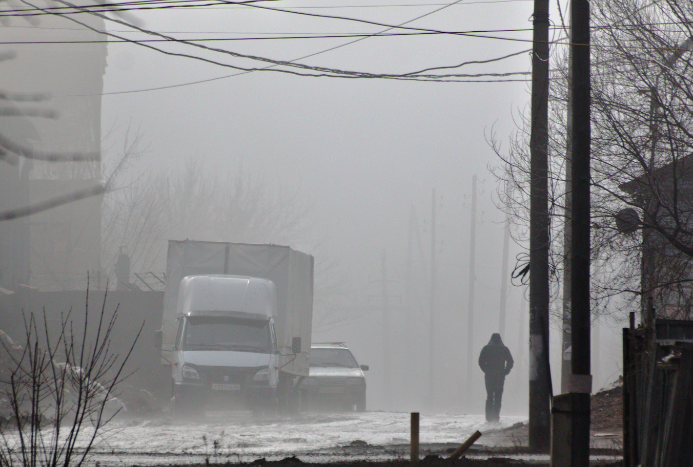 photo "***" tags: street, fog