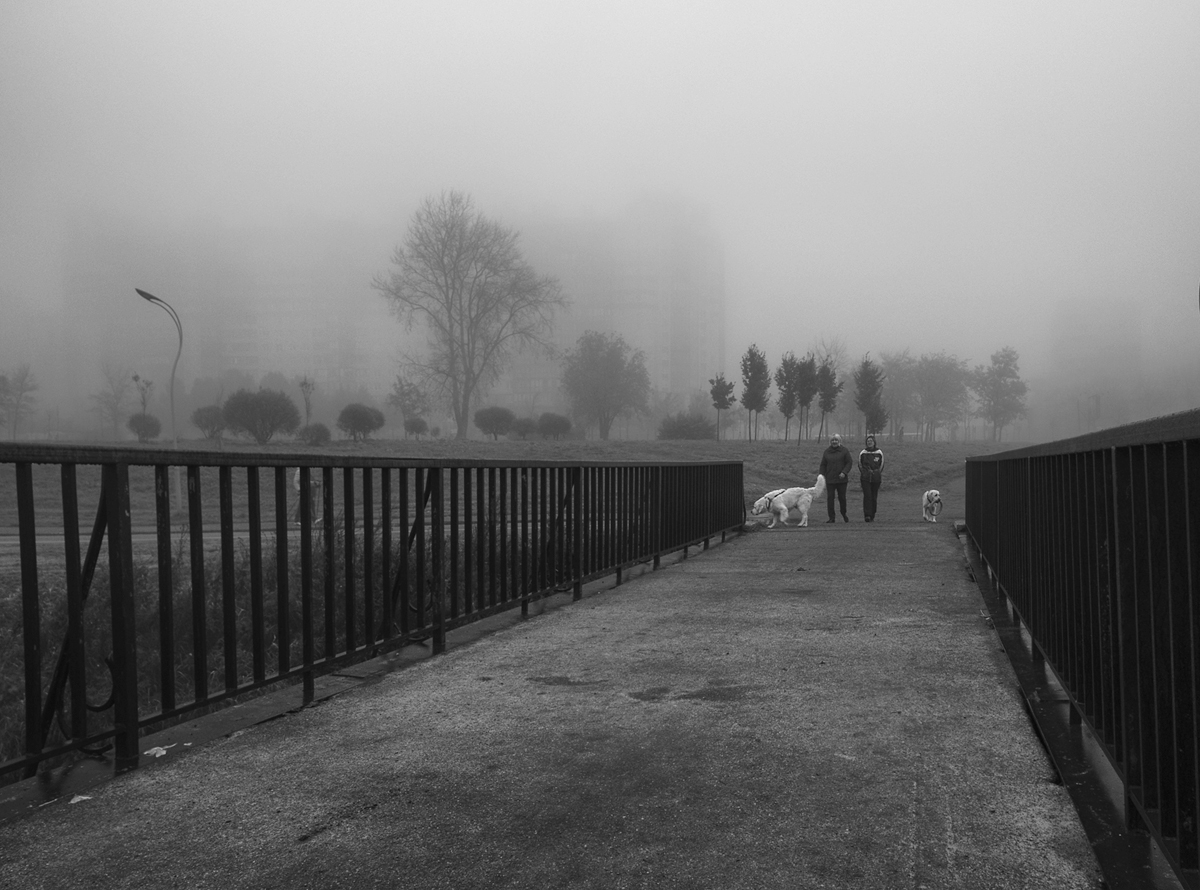 photo "***" tags: street, black&white, fog, morning, Петербург, конкурс, октябрь