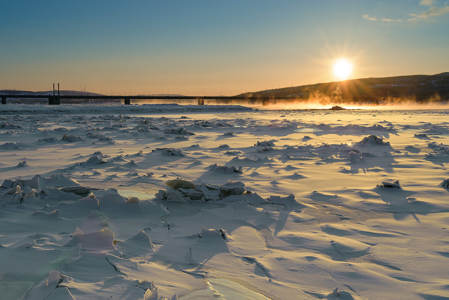 photo "***" tags: landscape, nature, misc., sunset, winter