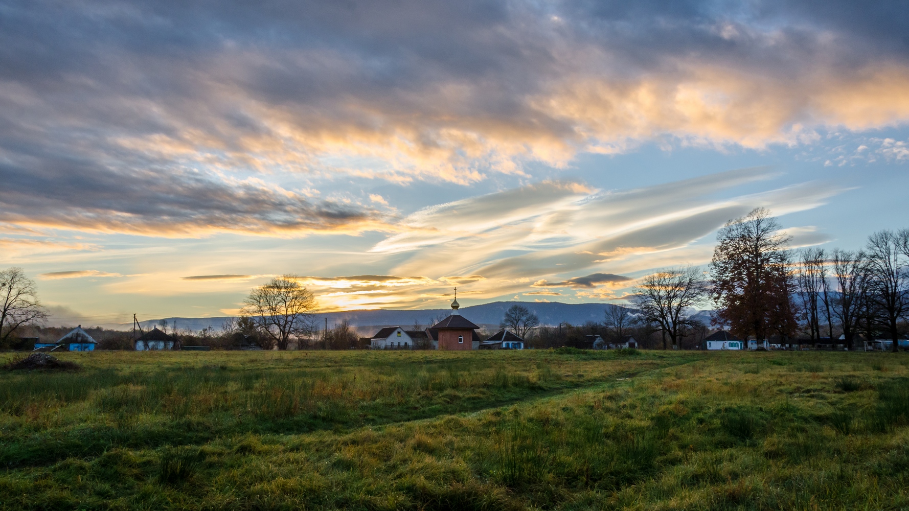 photo "***" tags: landscape, autumn, clouds, morning, Самурская