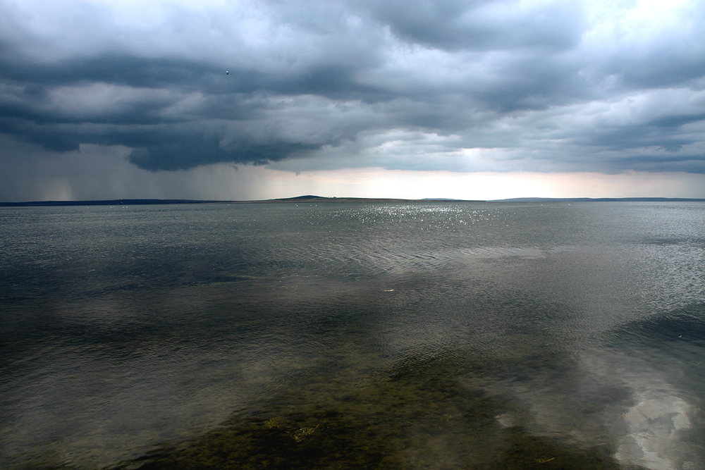 photo "Bad weather" tags: landscape, nature, travel, autumn, evening, переправа