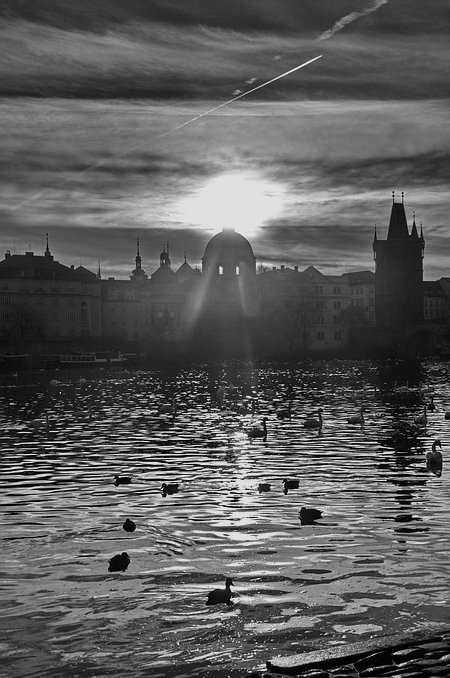 photo "Yтро" tags: black&white, Prag, Prague, Praha