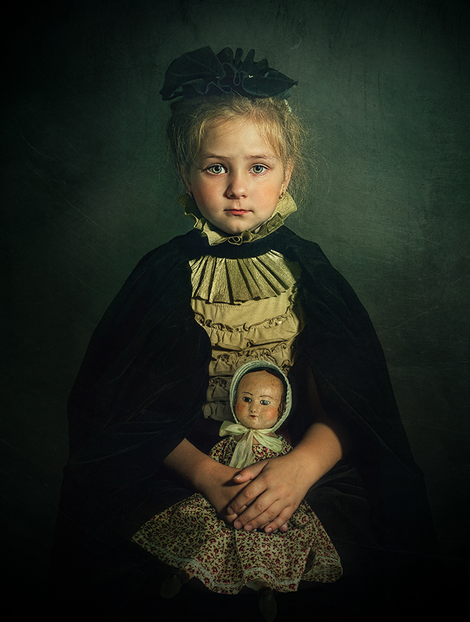 фото "Виолетта" метки: портрет, Portrait, girl., девочка, дети, студия