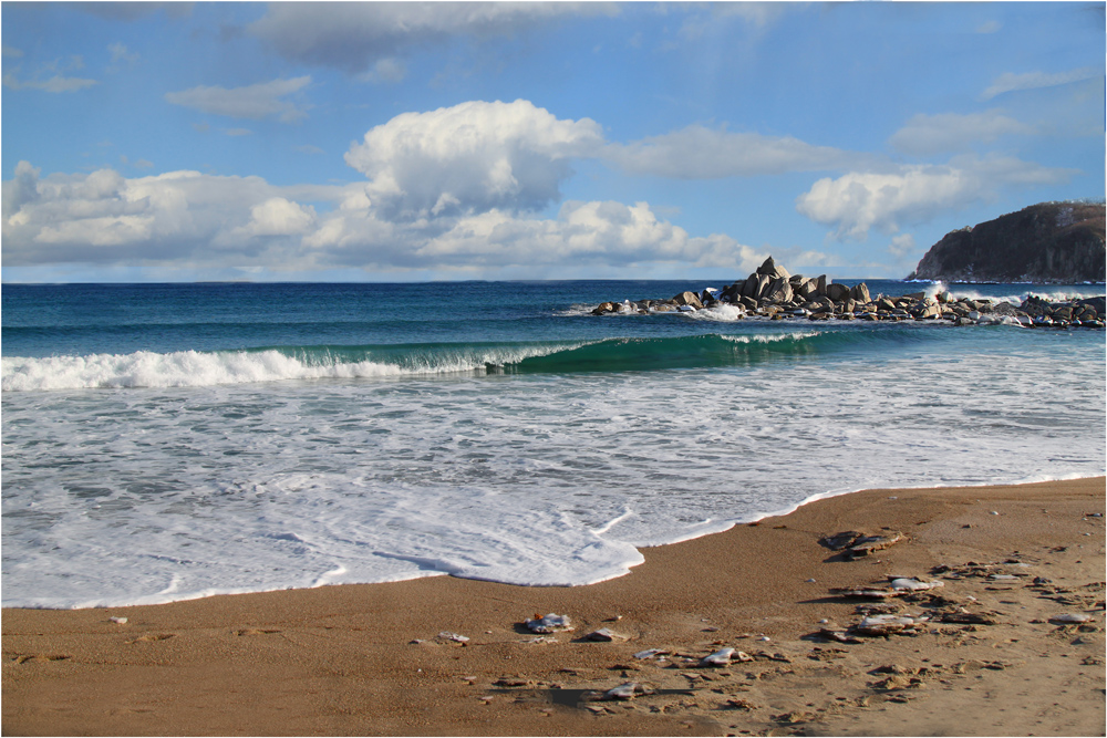 photo "***" tags: nature, landscape, travel, sea, волна, зимний полдень