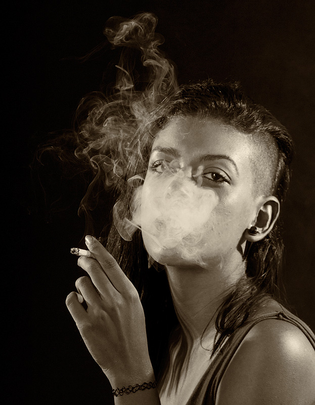 photo "Smoke" tags: portrait, 