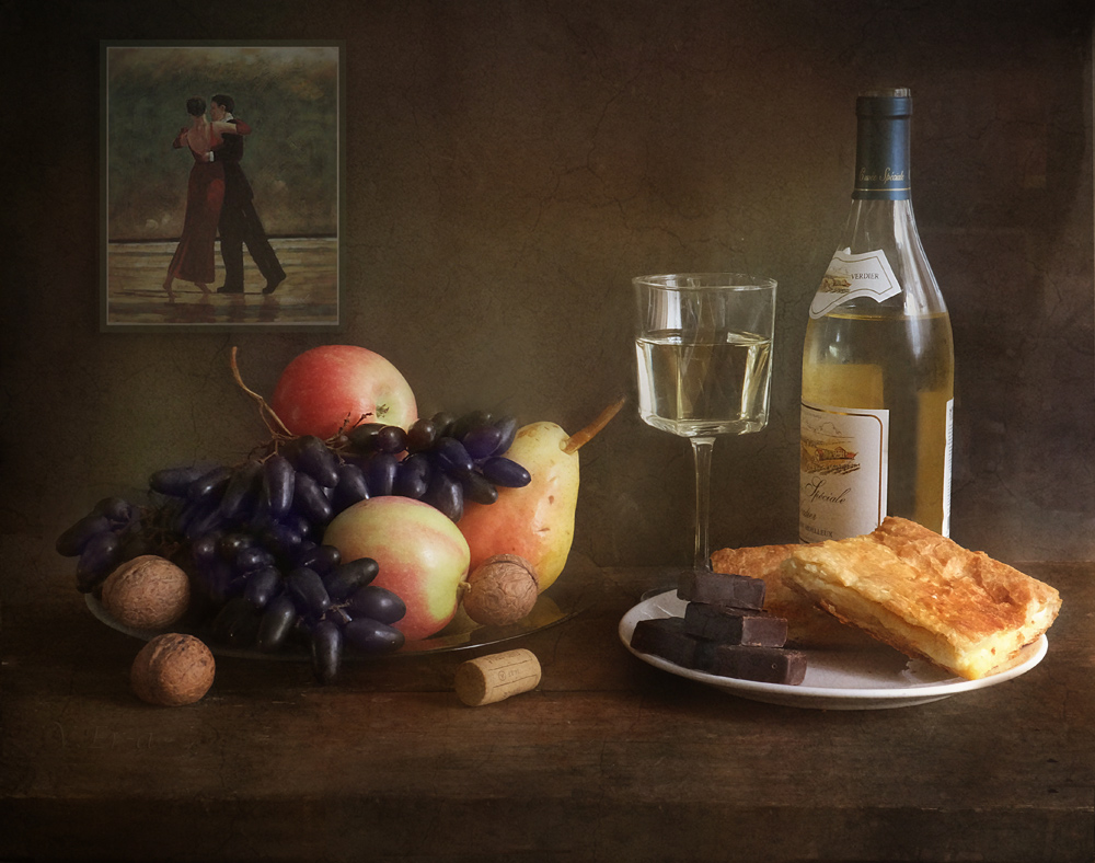 photo "***" tags: still life, wine, бутылка, фрукты