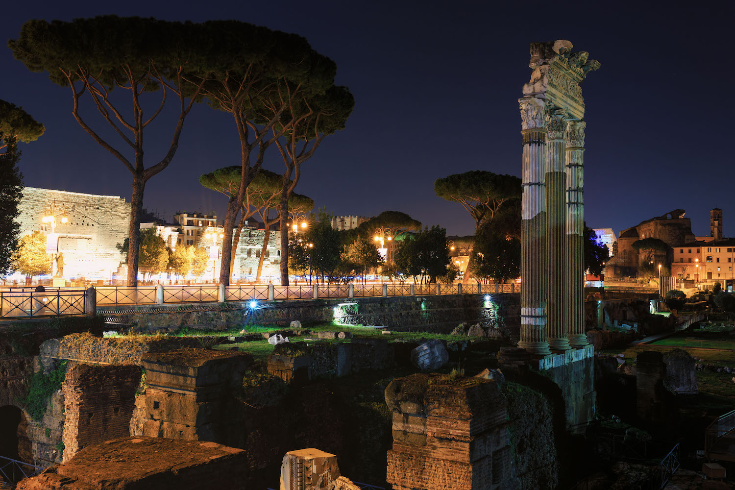 фото "Очарование ночного Рима" метки: архитектура, стрит-фото, город, Европа, Италия, Рим, ночь