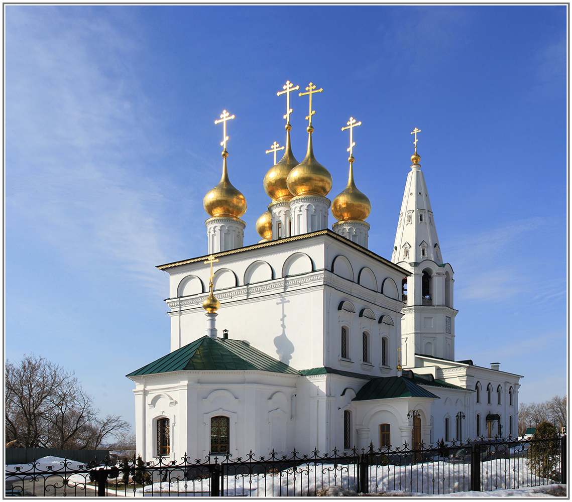 фото "Нижегородская обл. г.Бор. Знаменская церковь.1794г." метки: архитектура, церковь