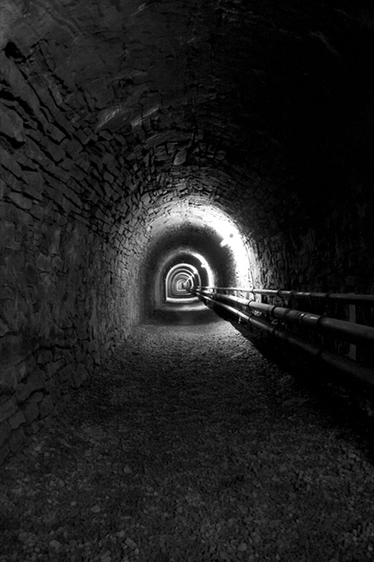фото "Tunnel" метки: черно-белые, 