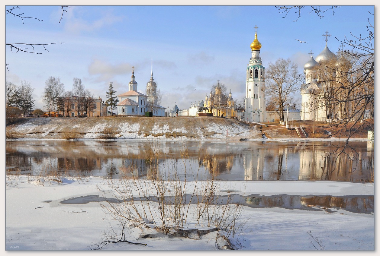 фото "Весна идет, весна плывет, весна летит..." метки: пейзаж, город, Вологда, река
