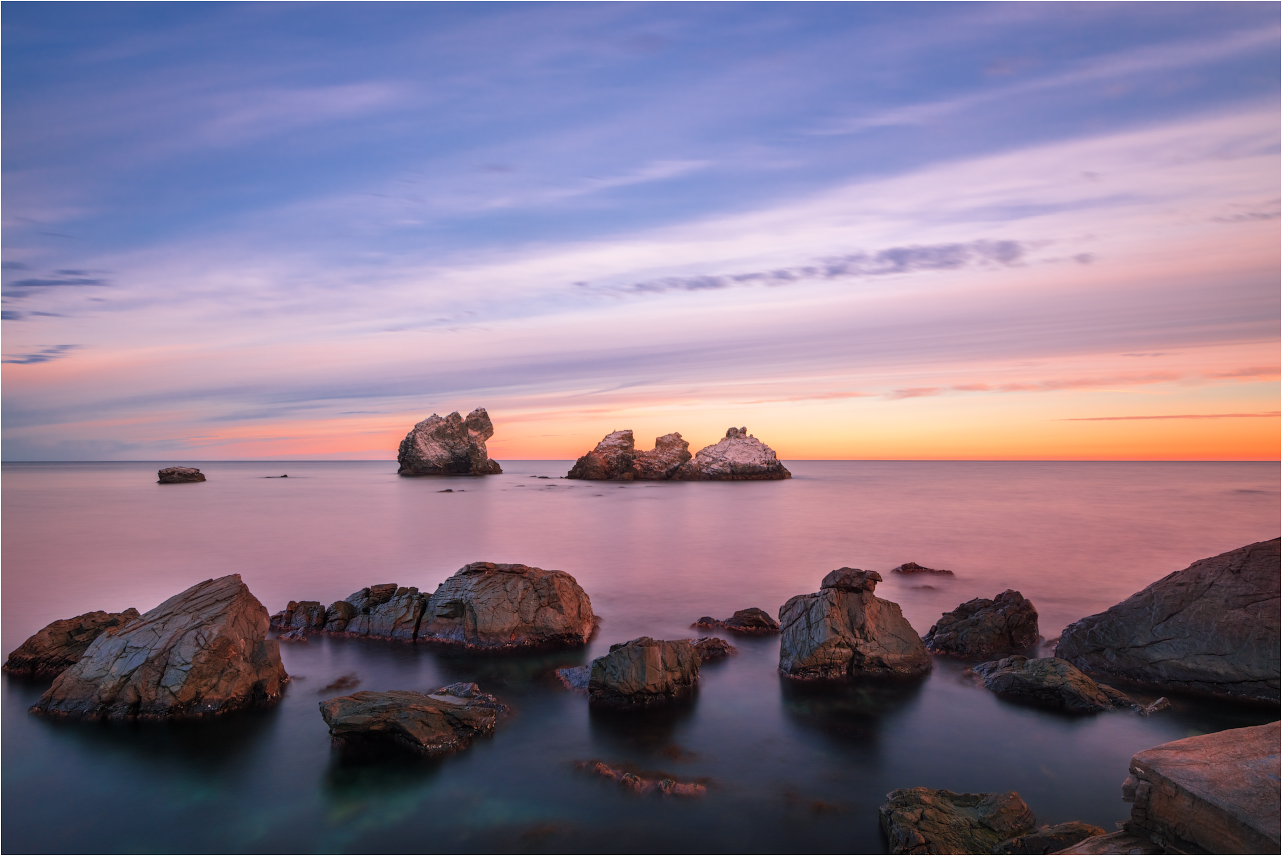 photo "***" tags: landscape, travel, Crimea, Russia, autumn, clouds, sea, sky, sunset, water, волны