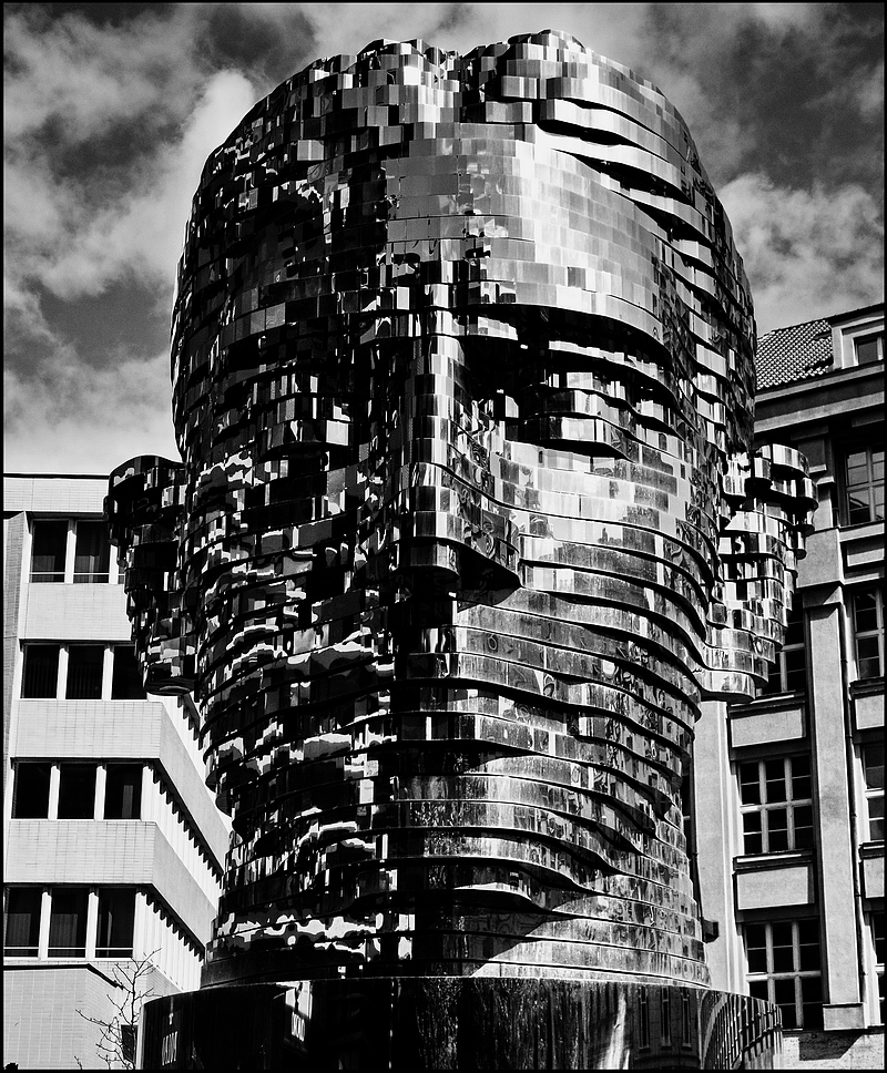 фото "Голова" метки: черно-белые, Prag, Praha, Прага