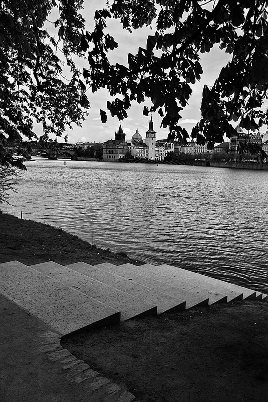 фото "Вид на Влтаву" метки: черно-белые, Prag, Praha, Прага