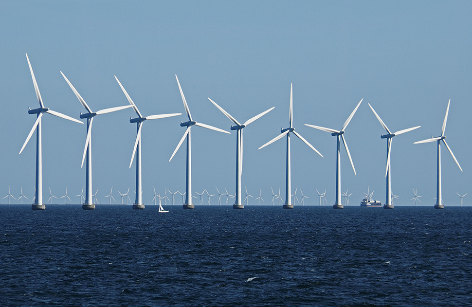 photo "The Danish Wall Of Wind Power" tags: landscape, architecture, reporting, 