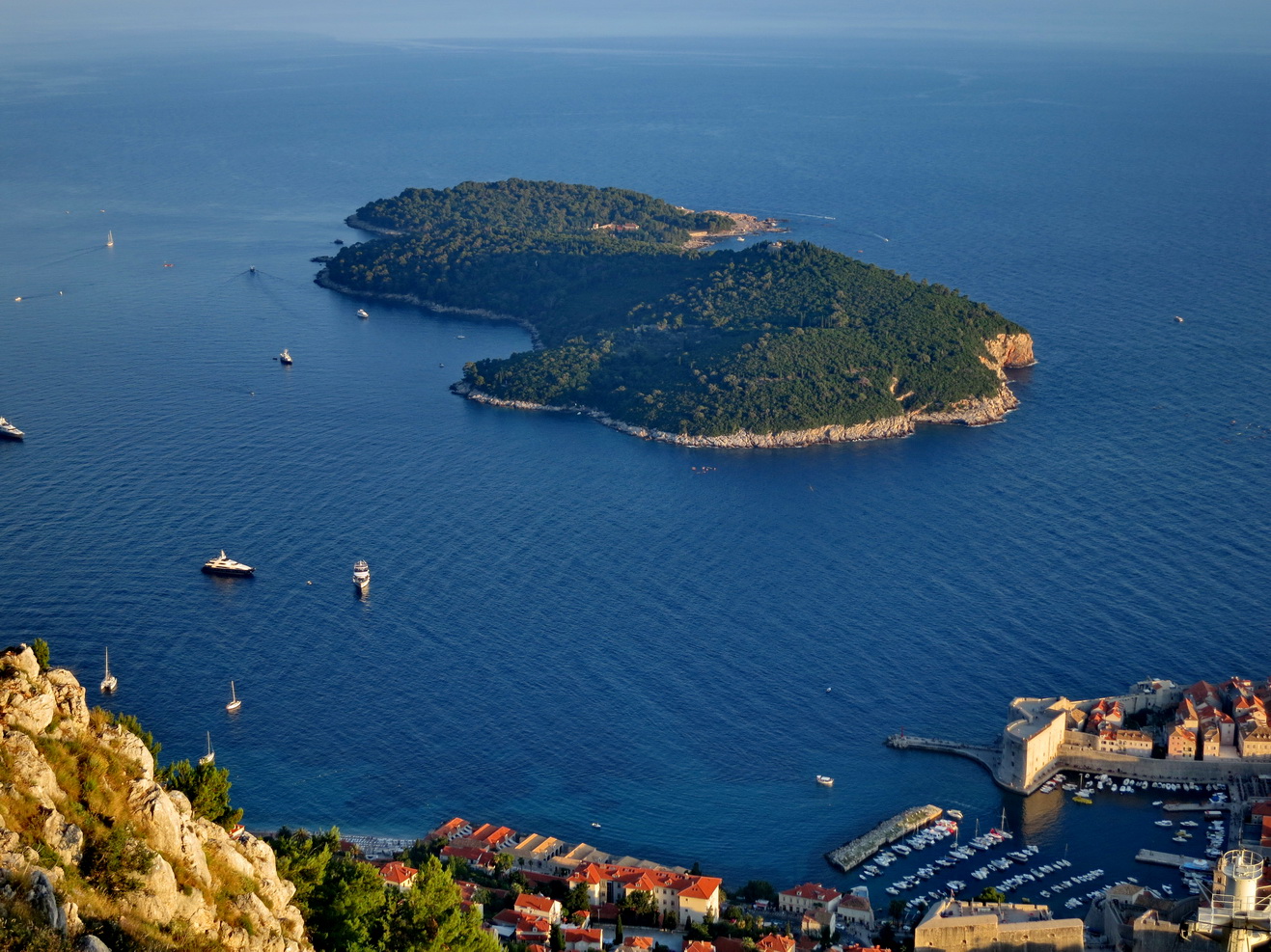 фото "остров Локрум" метки: пейзаж, путешествия, Адриатика, Дубровник
