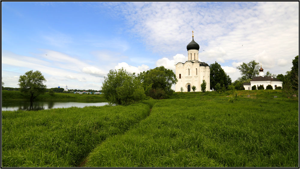 photo "***" tags: landscape, architecture, церковь Покрова на Нерли