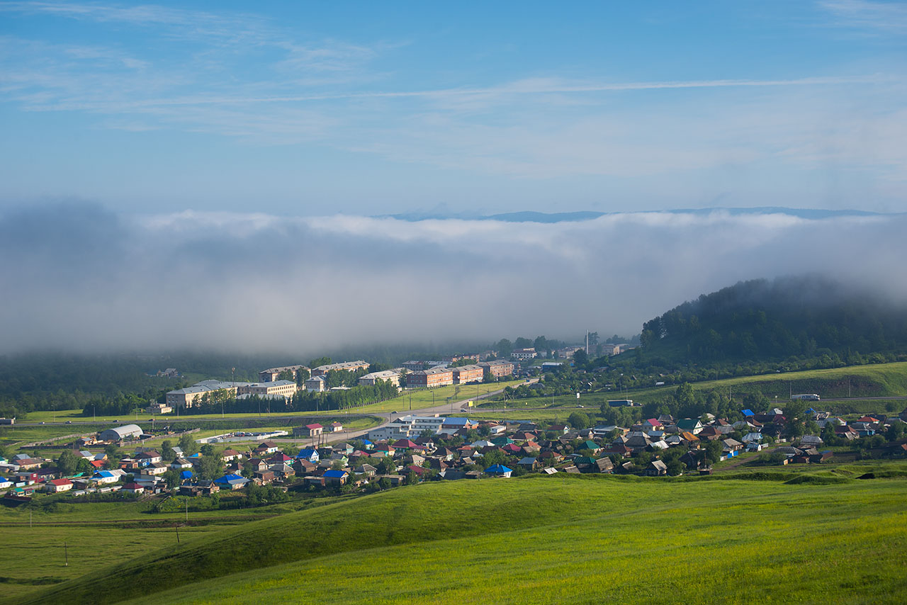 photo "***" tags: landscape, fog, morning, mountains, урал