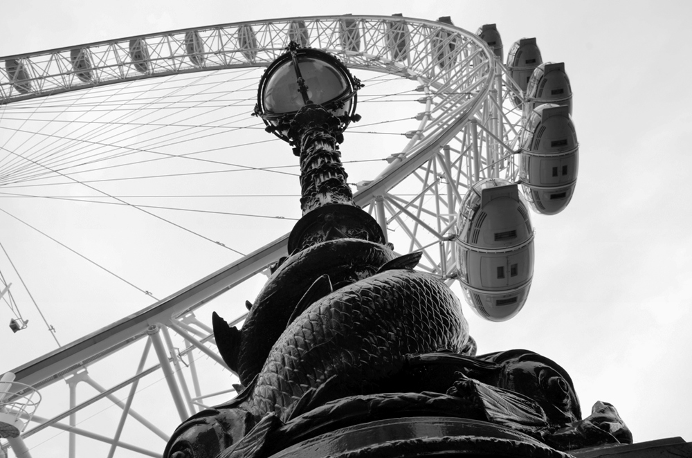 фото "Под глазом ... лондонским." метки: путешествия, стрит-фото, черно-белые, Лондон