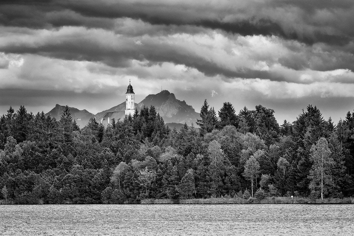 фото "Reutberg, Wendelstein" метки: пейзаж, черно-белые, Europe, горы