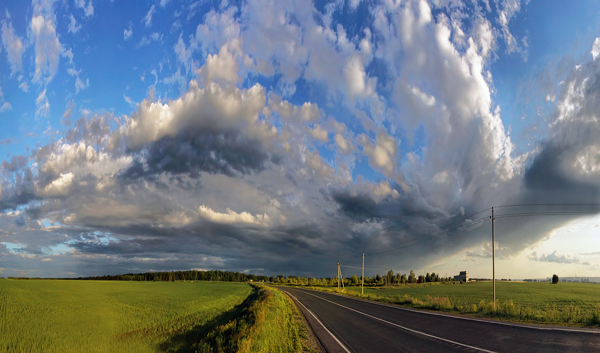 photo "***" tags: landscape, clouds, road, summer