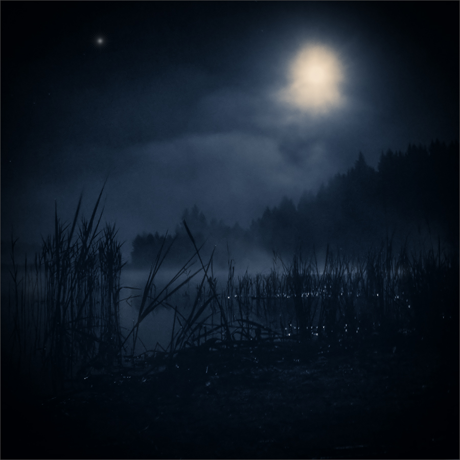 photo "***" tags: landscape, Moon, fog, night, summer