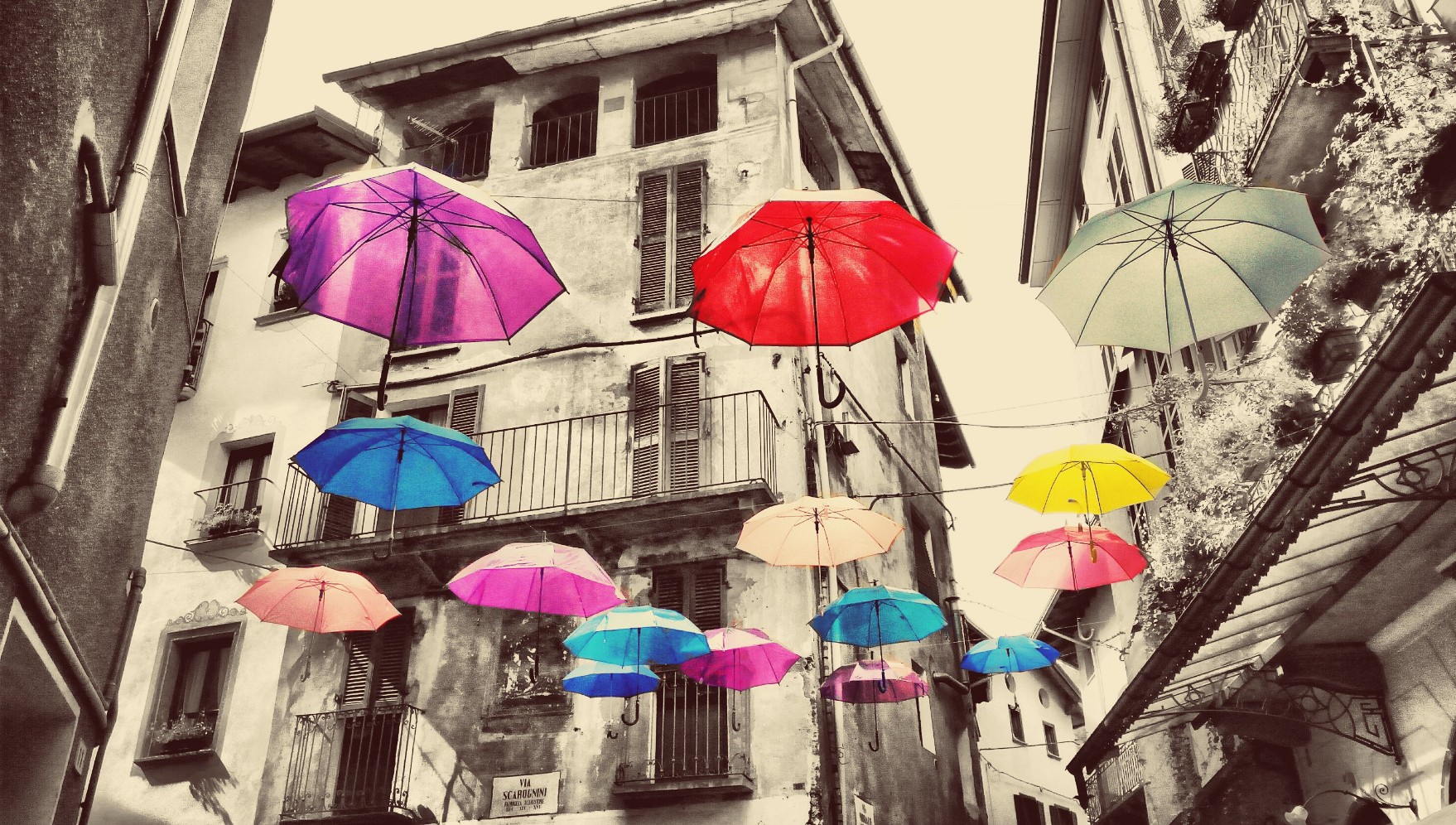 photo "Colors rain" tags: still life, street, digital art, Italy, colors