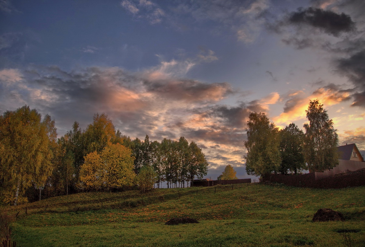 фото "Золотой вечерок" метки: пейзаж, 