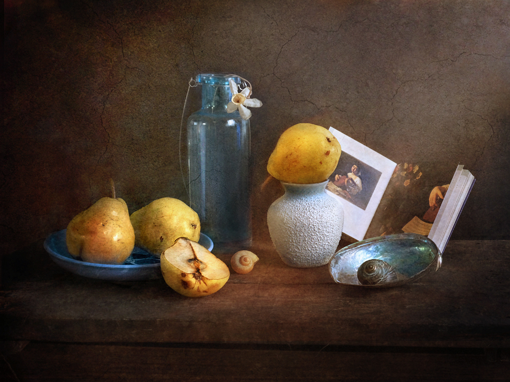 photo "***" tags: still life, груши, ракушки