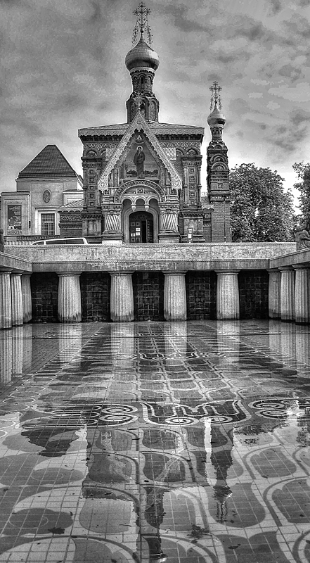 photo "Kirche Hl. Maria Magdalena" tags: architecture, black&white, Church, Europe, germany