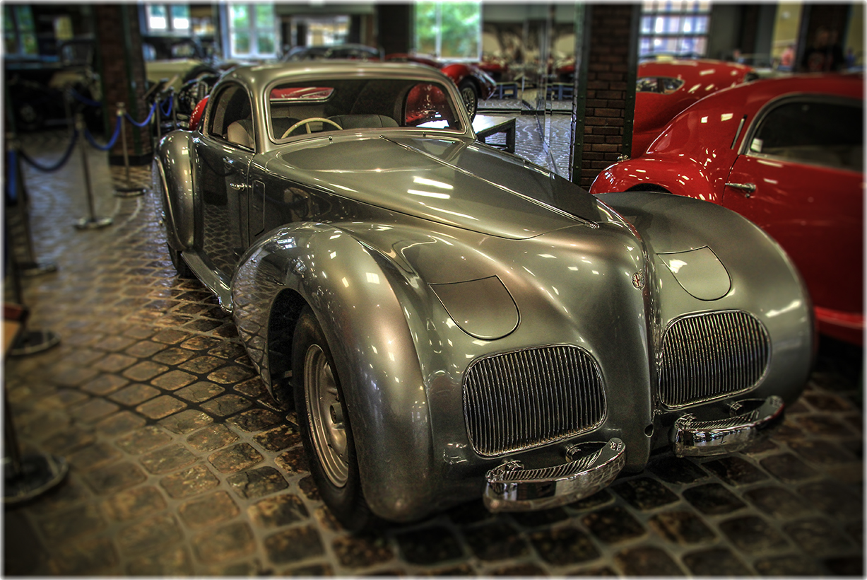 фото "Alfa-Romeo 6C2500 SS (Super Sport). 1939." метки: макро и крупный план, путешествия, альфа-ромео, красногорск, музей автомототехники