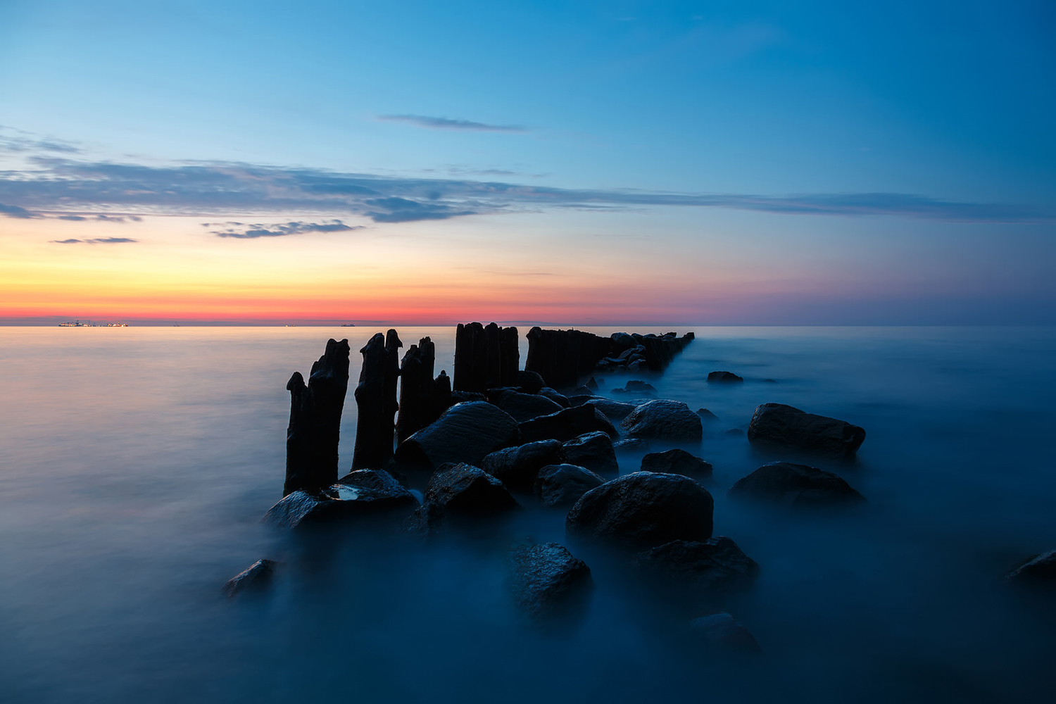 фото "Baltic sunset" метки: пейзаж, природа, вода, закат, калининград, море