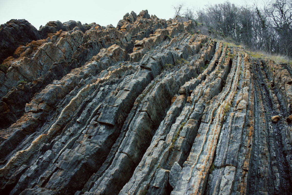 photo "каменные слои" tags: misc., nature, travel, rocks, stone, полосы, скала, слои, слой