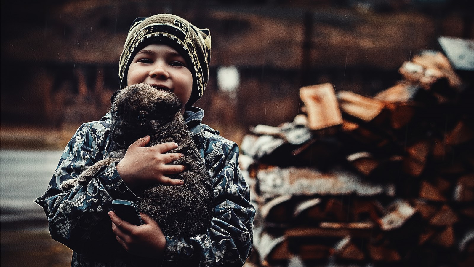 фото "дети" метки: жанр, портрет, мальчик, ребенок, щенок