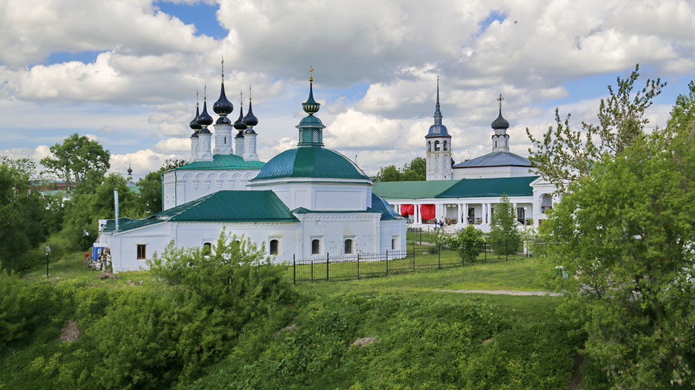 фото "Три церкви" метки: архитектура, город, Суздаль, церковь