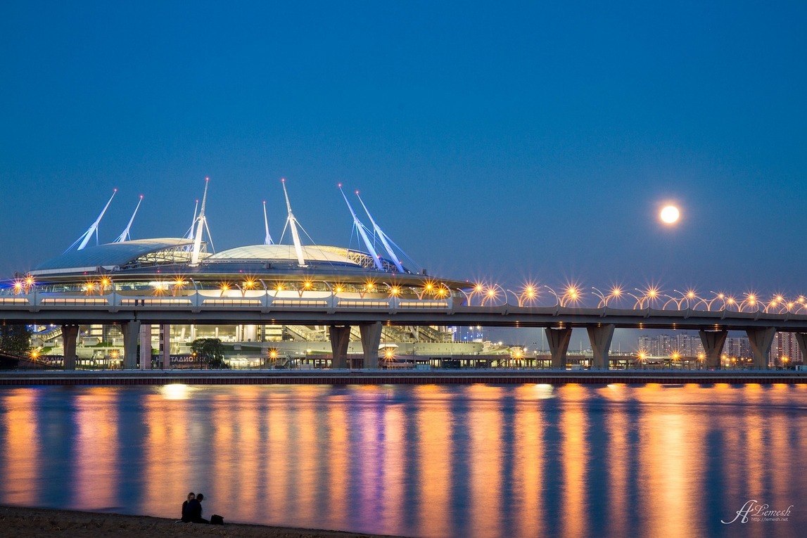 photo "***" tags: , St. Petersburg, night, Зенит, арена, стадион, фонари