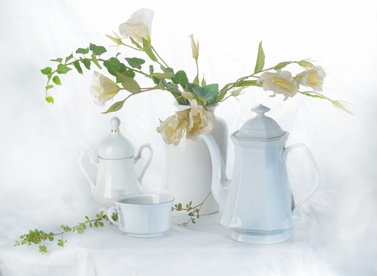 фото "Про кофе и цветы" метки: натюрморт, Про кофе и цветы