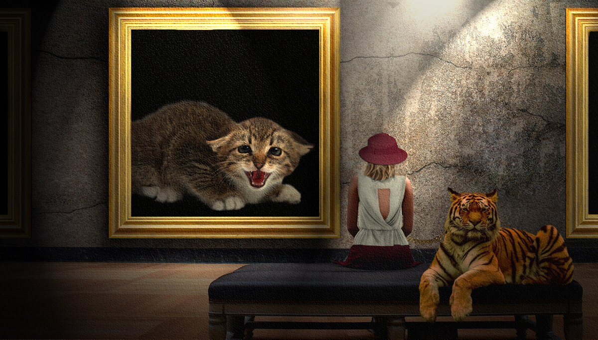 photo "Tigers in... gallery" tags: digital art, nature, 