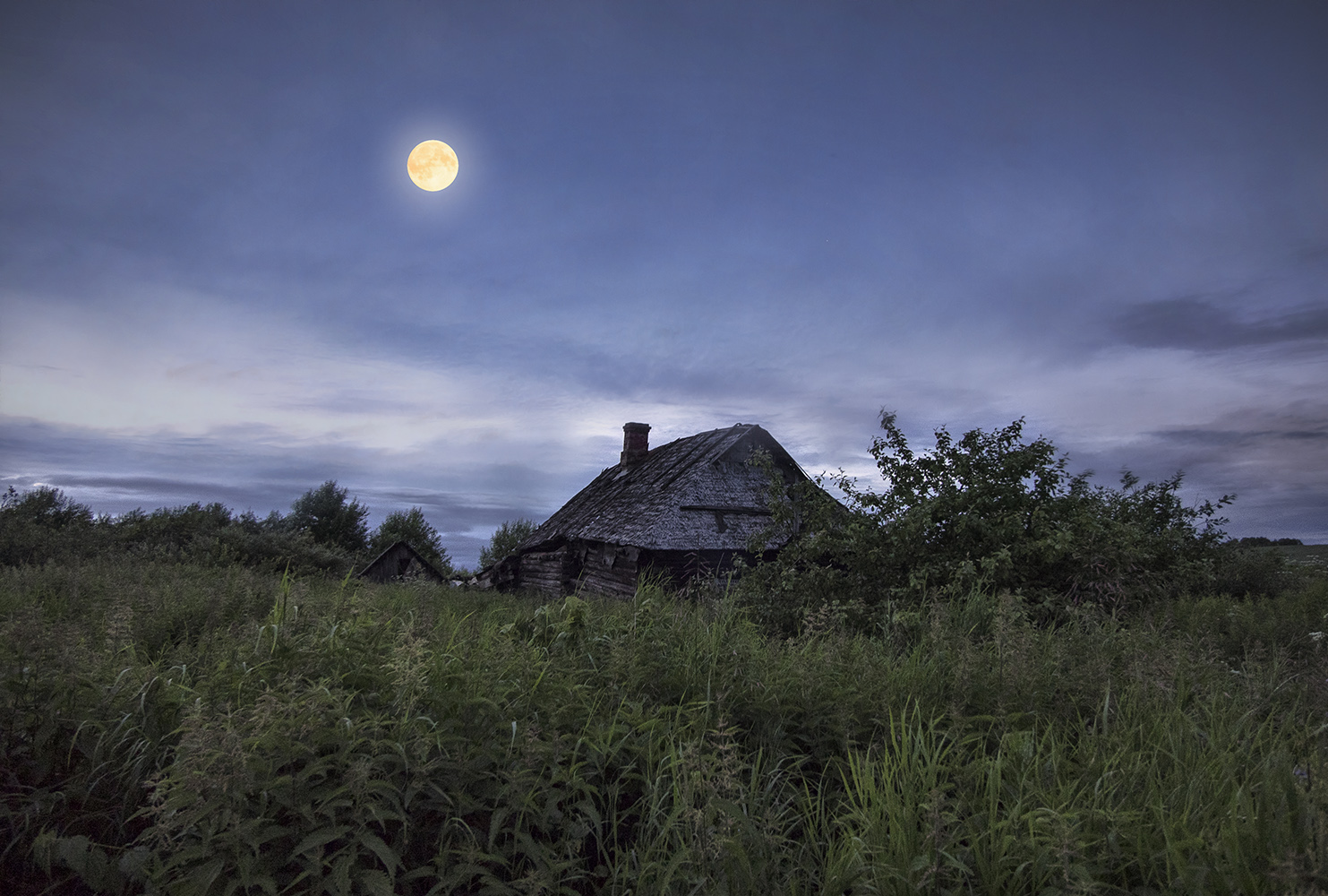 фото "час ведьм" метки: , ночной пейзаж, полнолуние