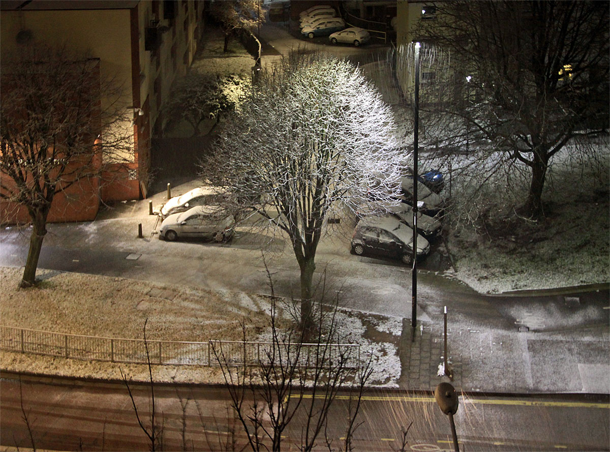 photo "***" tags: city, night, snow